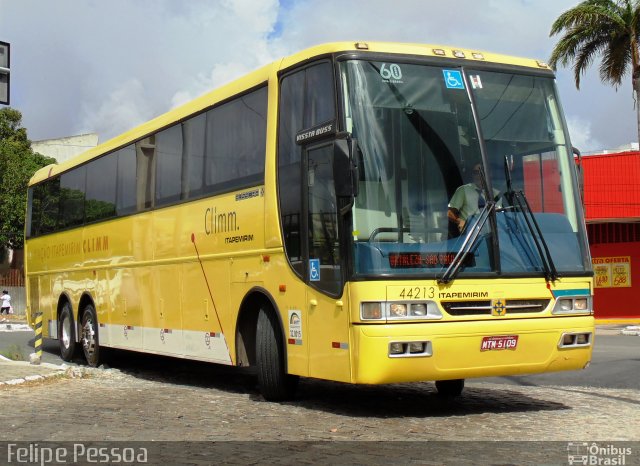 Viação Itapemirim 44213 na cidade de Fortaleza, Ceará, Brasil, por Felipe Pessoa de Albuquerque. Número da foto: #3838601.