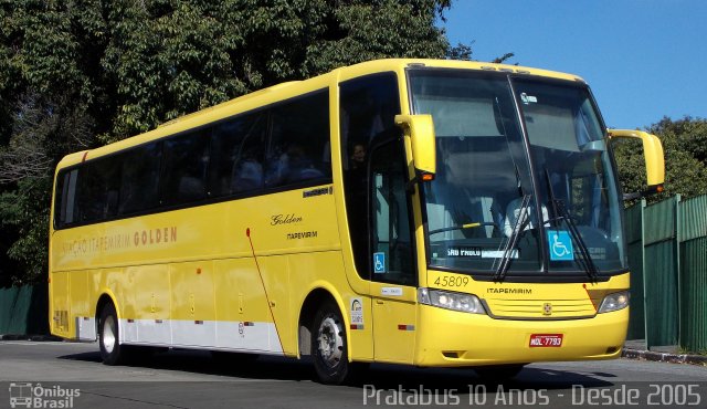 Viação Itapemirim 45809 na cidade de São Paulo, São Paulo, Brasil, por Cristiano Soares da Silva. Número da foto: #3840736.