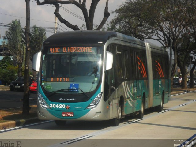 Expresso Luziense > Territorial Com. Part. e Empreendimentos 30420 na cidade de Belo Horizonte, Minas Gerais, Brasil, por Luiz Fernando. ID da foto: 3841370.