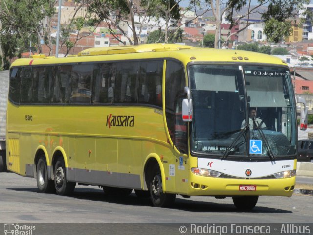 Kaissara - Viação Caiçara 15800 na cidade de Caruaru, Pernambuco, Brasil, por Rodrigo Fonseca. Número da foto: #3839587.