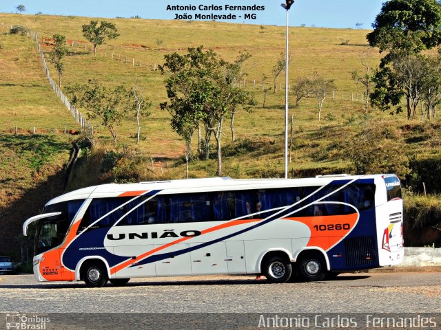 Expresso União 10260 na cidade de João Monlevade, Minas Gerais, Brasil, por Antonio Carlos Fernandes. Número da foto: #3839763.