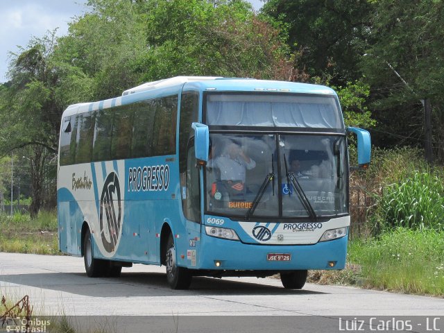 Auto Viação Progresso 6069 na cidade de Recife, Pernambuco, Brasil, por Luiz Carlos de Santana. Número da foto: #3841295.
