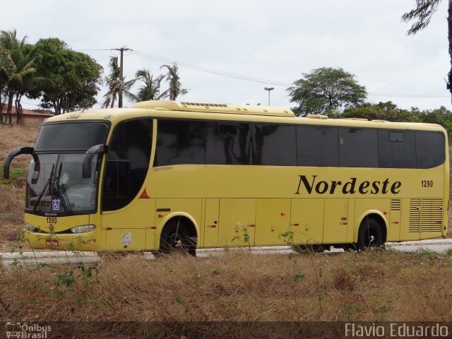 Viação Nordeste 1290 na cidade de Natal, Rio Grande do Norte, Brasil, por Flávio Eduardo. Número da foto: #3841820.