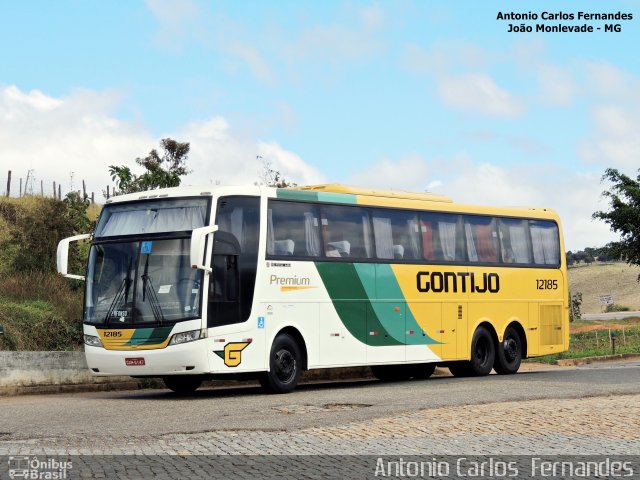 Empresa Gontijo de Transportes 12185 na cidade de João Monlevade, Minas Gerais, Brasil, por Antonio Carlos Fernandes. ID da foto: 3842262.