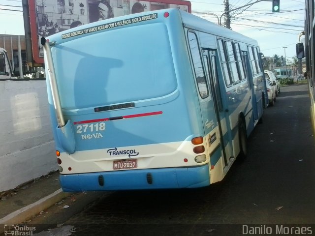 Nova Transporte 27118 na cidade de Cariacica, Espírito Santo, Brasil, por Danilo Moraes. Número da foto: #3843959.