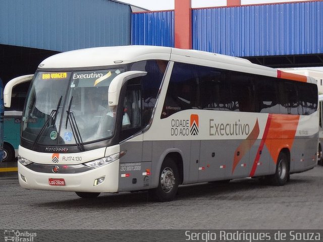 Viação Cidade do Aço RJ 174.130 na cidade de Resende, Rio de Janeiro, Brasil, por Sergio Rodrigues de Souza. Número da foto: #3842845.