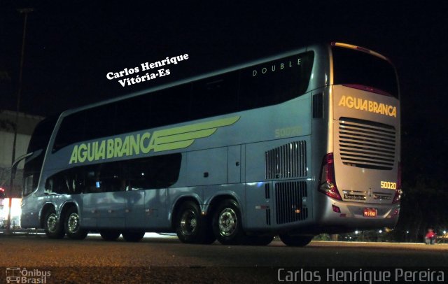 Viação Águia Branca 50020 na cidade de Vitória, Espírito Santo, Brasil, por Carlos Henrique Pereira. Número da foto: #3843699.
