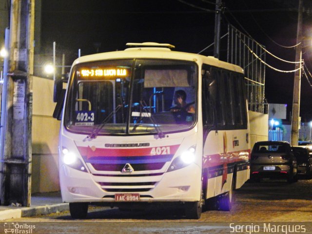 Transporte Tropical 4021 na cidade de Aracaju, Sergipe, Brasil, por Sergio Marques . Número da foto: #3844014.