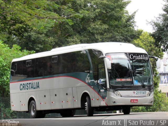 Expresso Cristália 211141 na cidade de São Paulo, São Paulo, Brasil, por Adam Xavier Rodrigues Lima. Número da foto: #3842659.
