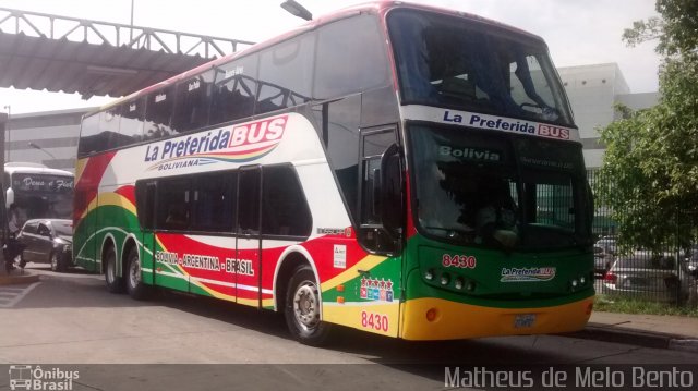 La Preferida Bus 8430 na cidade de São Paulo, São Paulo, Brasil, por Matheus de Melo Bento. Número da foto: #3843933.