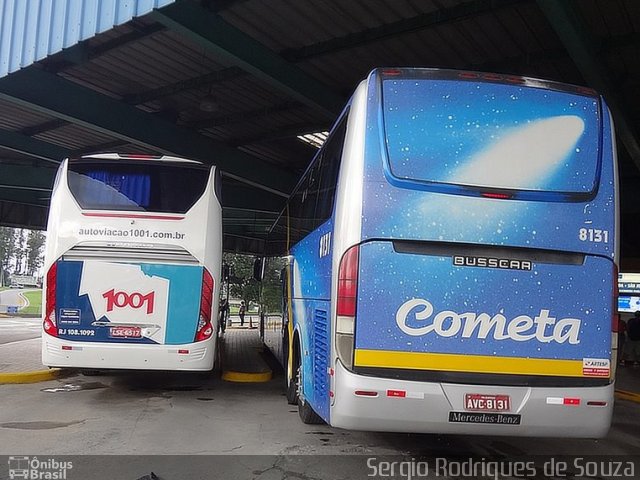 Viação Cometa 8131 na cidade de Resende, Rio de Janeiro, Brasil, por Sergio Rodrigues de Souza. ID da foto: 3842871.