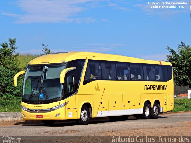 Viação Itapemirim 60679 na cidade de João Monlevade, Minas Gerais, Brasil, por Antonio Carlos Fernandes. Número da foto: #3844524.