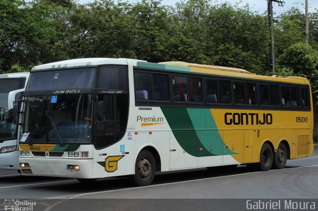 Empresa Gontijo de Transportes 11500 na cidade de Belo Horizonte, Minas Gerais, Brasil, por Gabriel Moura. ID da foto: 3844169.