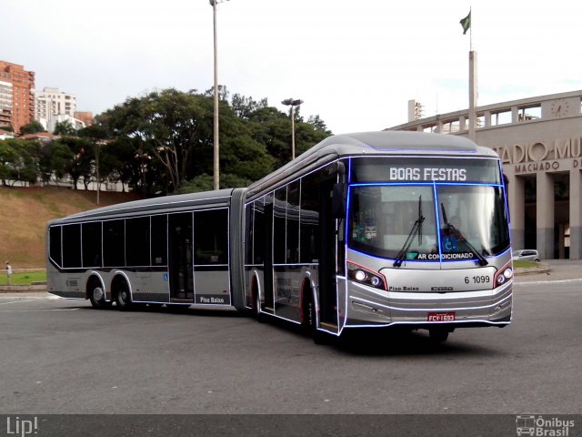 Viação Cidade Dutra 6 1099 na cidade de São Paulo, São Paulo, Brasil, por Felipe Vitor Paixão Vieira. ID da foto: 3844734.