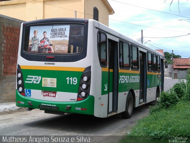 Empresa de Ônibus e Turismo Pedro Antônio 119 na cidade de Vassouras, Rio de Janeiro, Brasil, por Matheus Ângelo Souza e Silva. Número da foto: #3844292.