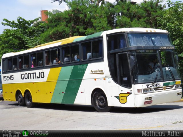 Empresa Gontijo de Transportes 15245 na cidade de São Paulo, São Paulo, Brasil, por Matheus Adler. ID da foto: 3845022.