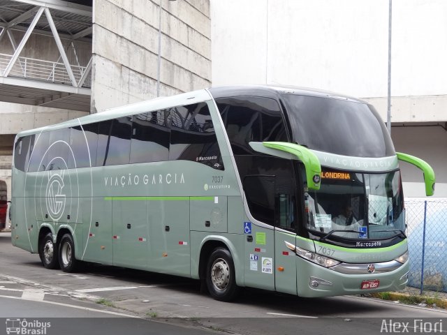 Viação Garcia 7037 na cidade de Campinas, São Paulo, Brasil, por Alex Fiori. Número da foto: #3845281.