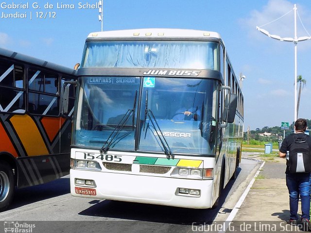 Empresa Gontijo de Transportes 15485 na cidade de Jundiaí, São Paulo, Brasil, por Gabriel Giacomin de Lima. ID da foto: 3847577.