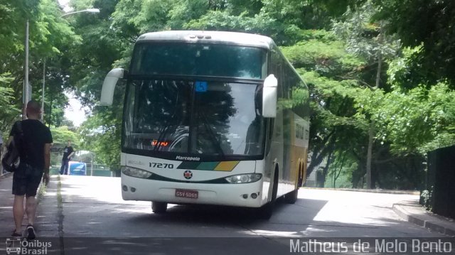 Empresa Gontijo de Transportes 17270 na cidade de São Paulo, São Paulo, Brasil, por Matheus de Melo Bento. ID da foto: 3847278.