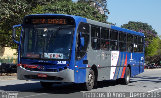 Vipol Transportes Rodoviários - TIPBUS - Transportes Intermunicipal 36.115 na cidade de Guarulhos, São Paulo, Brasil, por Cristiano Soares da Silva. ID da foto: 3847468.