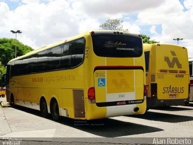 Viação Itapemirim 5545 na cidade de São Paulo, São Paulo, Brasil, por Alan Roberto. ID da foto: 3848825.