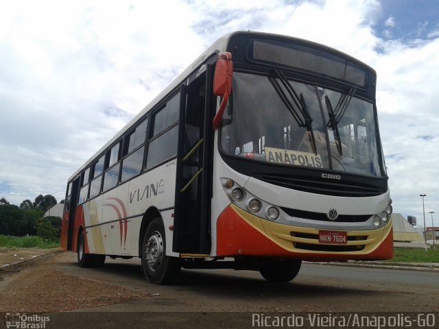 VIAN - Viação Anapolina 28305 na cidade de Anápolis, Goiás, Brasil, por Ricardo Vieira. ID da foto: 3849221.