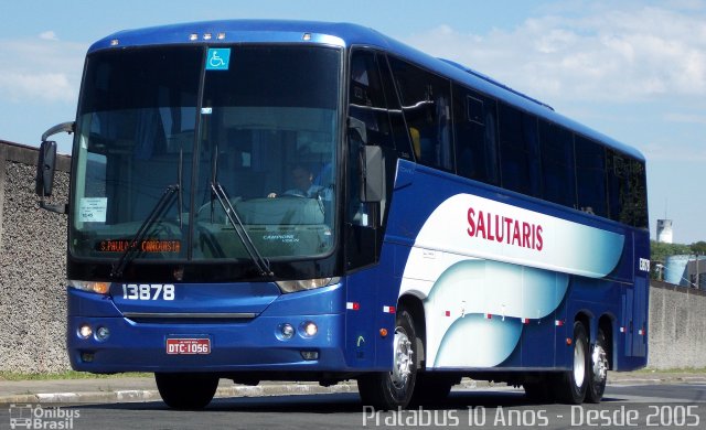 Viação Salutaris e Turismo 13878 na cidade de São Paulo, São Paulo, Brasil, por Cristiano Soares da Silva. ID da foto: 3850247.