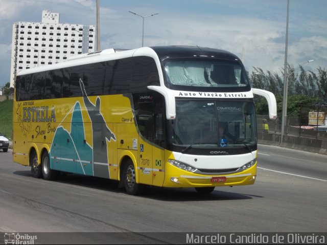 Auto Viação Estrela 7070 na cidade de Itaboraí, Rio de Janeiro, Brasil, por Marcelo Candido de Oliveira. Número da foto: #3850242.