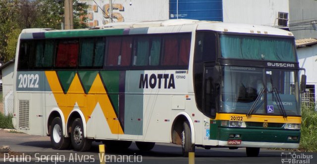 Viação Motta 20122 na cidade de Cuiabá, Mato Grosso, Brasil, por Paulo Sergio Alves Venancio. Número da foto: #3850308.