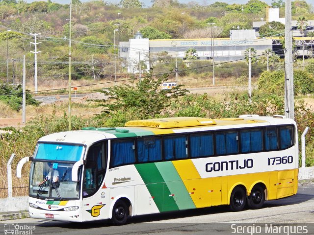 Empresa Gontijo de Transportes 17360 na cidade de Aracaju, Sergipe, Brasil, por Sergio Marques . Número da foto: #3849845.
