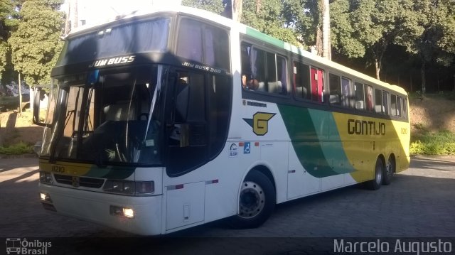 Empresa Gontijo de Transportes 11210 na cidade de Guanhães, Minas Gerais, Brasil, por Marcelo Augusto. ID da foto: 3849864.