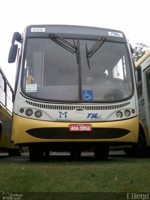 TIL Transportes Coletivos 688 na cidade de Londrina, Paraná, Brasil, por Diego Lopes. Número da foto: #3849569.