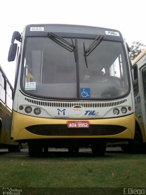 TIL Transportes Coletivos 688 na cidade de Londrina, Paraná, Brasil, por Diego Lopes. ID da foto: 3849569.