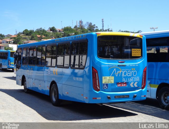 Viação Nossa Senhora do Amparo RJ 186.098 na cidade de Maricá, Rio de Janeiro, Brasil, por Lucas Lima. Número da foto: #3850570.