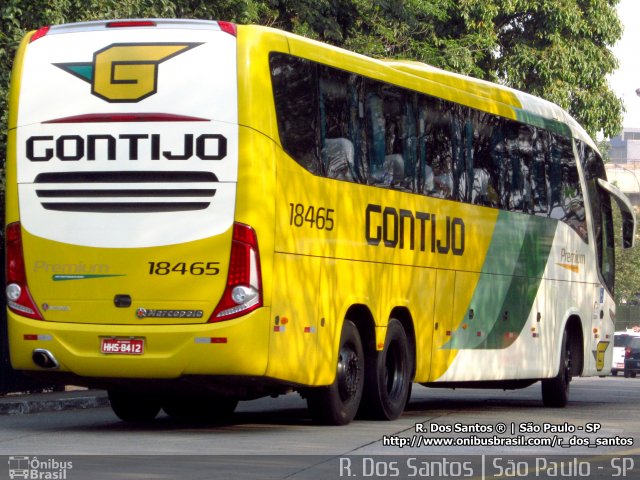Empresa Gontijo de Transportes 18465 na cidade de São Paulo, São Paulo, Brasil, por Rafael Santos. Número da foto: #3852814.