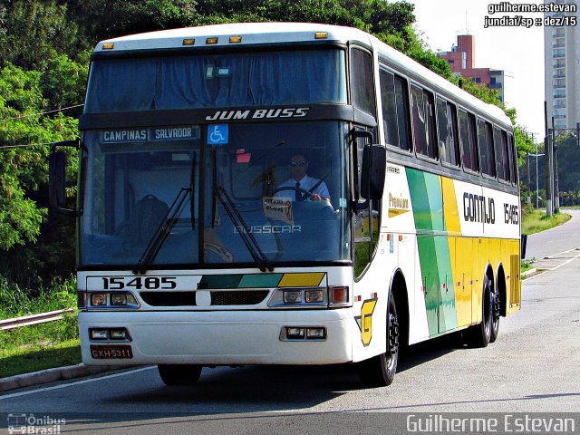 Empresa Gontijo de Transportes 15485 na cidade de Jundiaí, São Paulo, Brasil, por Guilherme Estevan. ID da foto: 3852880.