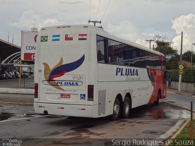 Pluma Conforto e Turismo 4926 na cidade de Resende, Rio de Janeiro, Brasil, por Sergio Rodrigues de Souza. ID da foto: 3851774.