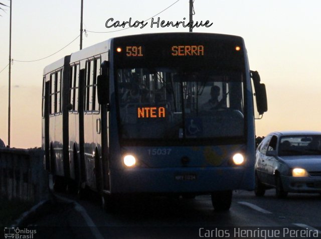 Viação Serrana 15037 na cidade de Vitória, Espírito Santo, Brasil, por Carlos Henrique Pereira. Número da foto: #3852233.