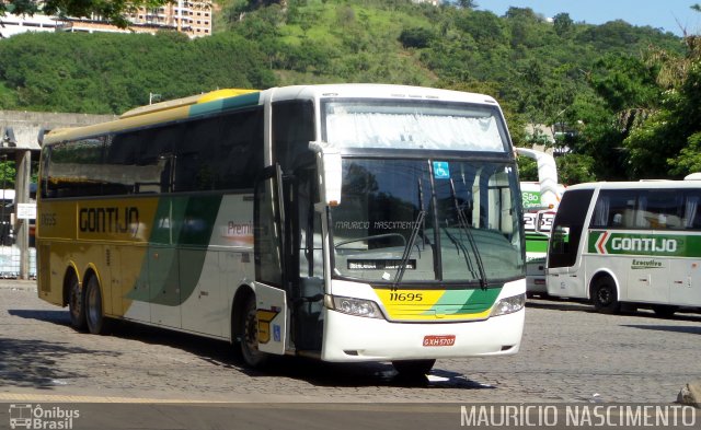 Empresa Gontijo de Transportes 11695 na cidade de Belo Horizonte, Minas Gerais, Brasil, por Maurício Nascimento. ID da foto: 3852379.