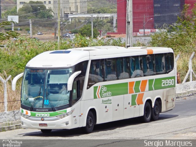 Cia. São Geraldo de Viação 21390 na cidade de Aracaju, Sergipe, Brasil, por Sergio Marques . ID da foto: 3852940.