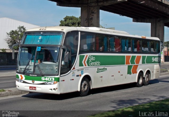 Cia. São Geraldo de Viação 9403 na cidade de Rio de Janeiro, Rio de Janeiro, Brasil, por Lucas Lima. ID da foto: 3852435.