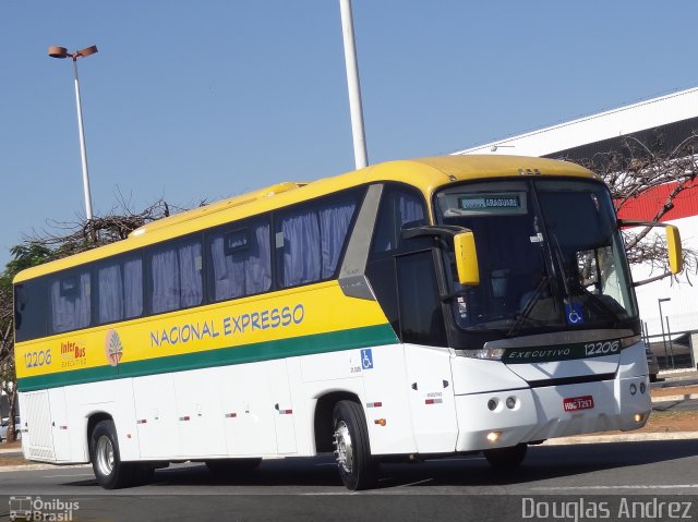 Nacional Expresso 12206 na cidade de Goiânia, Goiás, Brasil, por Douglas Andrez. Número da foto: #3851043.