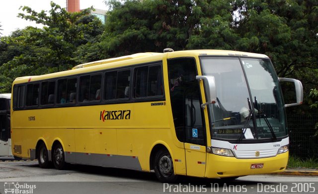 Kaissara - Viação Caiçara 15705 na cidade de São Paulo, São Paulo, Brasil, por Cristiano Soares da Silva. ID da foto: 3852399.