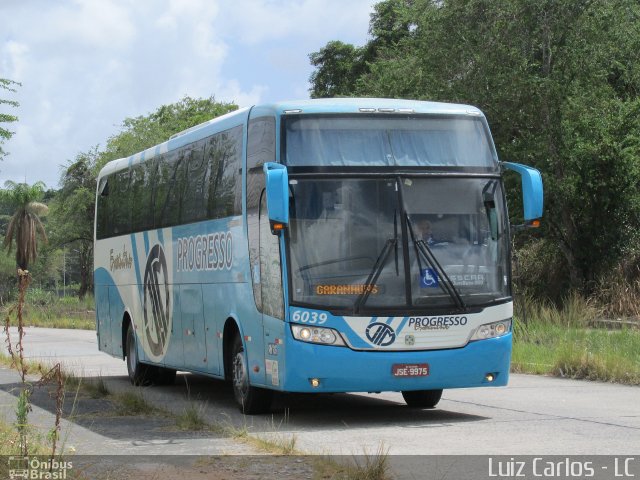 Auto Viação Progresso 6039 na cidade de Recife, Pernambuco, Brasil, por Luiz Carlos de Santana. Número da foto: #3851881.