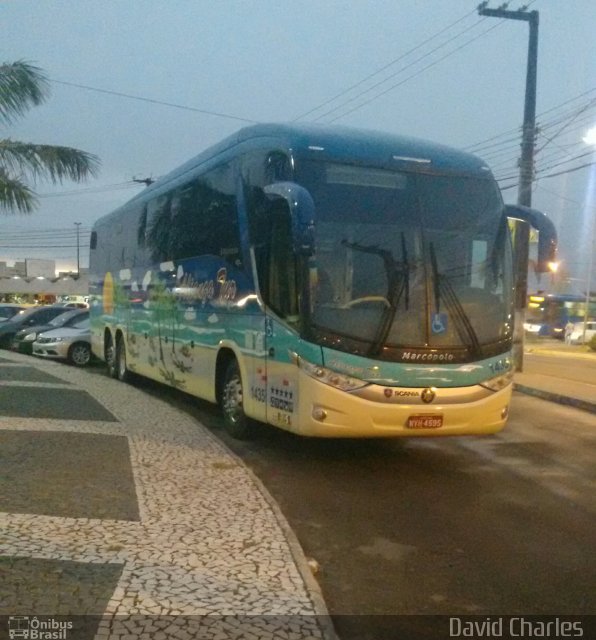 Aliança Tur Transporte de Passageiros e Turismo 1435 na cidade de Aracaju, Sergipe, Brasil, por David  Souza. ID da foto: 3851175.