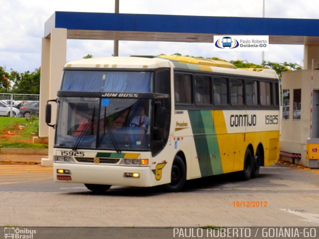 Empresa Gontijo de Transportes 15295 na cidade de Goiânia, Goiás, Brasil, por Paulo Roberto de Morais Amorim. ID da foto: 3851633.