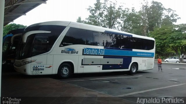 VIDA - Viação Danúbio Azul 10005 na cidade de São Carlos, São Paulo, Brasil, por Agnaldo Penides. Número da foto: #3812883.
