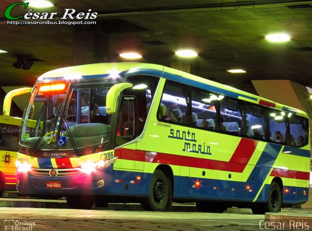 Santa Maria 386 na cidade de Belo Horizonte, Minas Gerais, Brasil, por César Ônibus. Número da foto: #3814136.