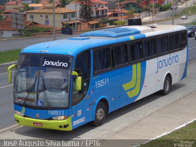 Januária Transporte e Turismo 150511 na cidade de Águas Claras, Distrito Federal, Brasil, por José Augusto da Silva Gama. Número da foto: #3813676.