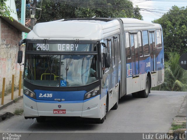 Mobibrasil São Lourenço >>> Mobi-PE 2.435 na cidade de Camaragibe, Pernambuco, Brasil, por Luiz Carlos de Santana. ID da foto: 3813624.